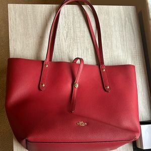 COACH BAG- CHERRY RED